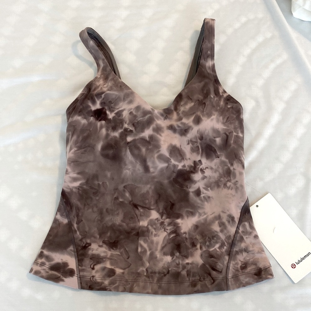 Lululemon Align Tank-Waist Purple Tie Dye NWT